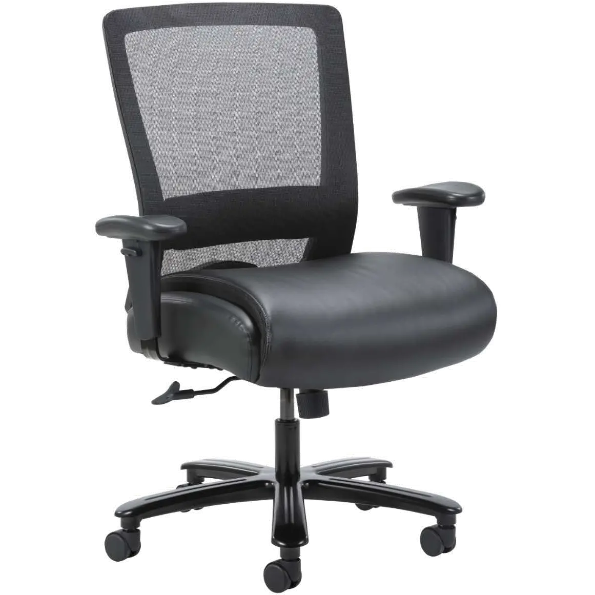 Boss Black Mesh Heavy Duty Chair-1
