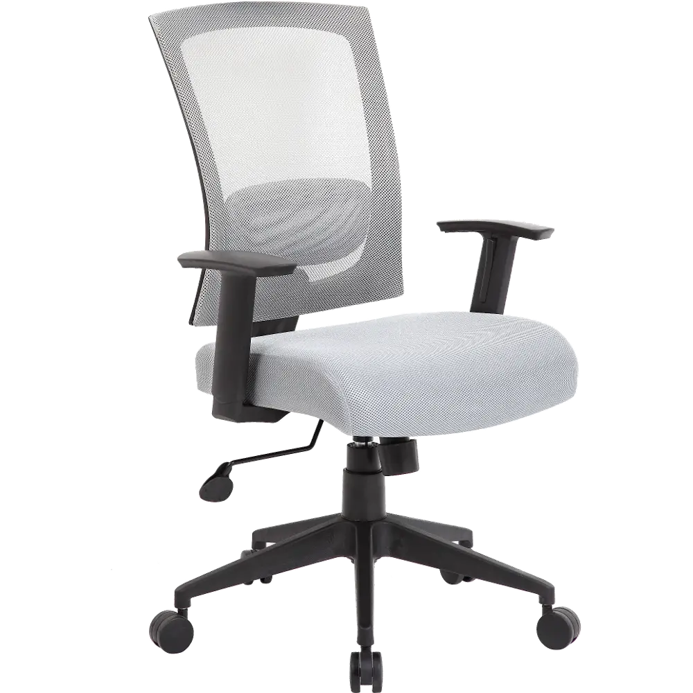 Boss Gray Mesh Back Task Office Chair-1