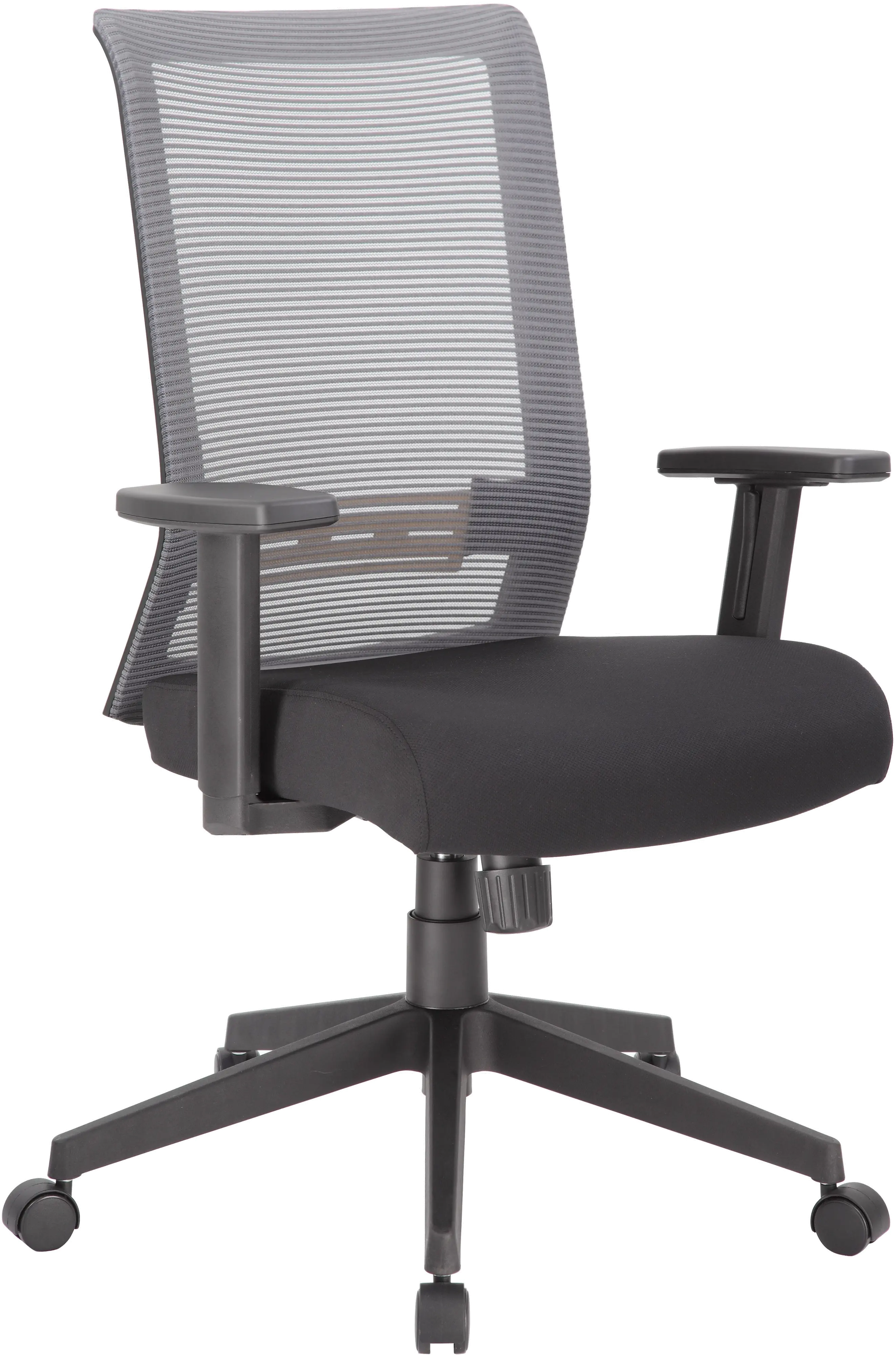 B6566GY-BK Boss Gray And Black Task Office Chair sku B6566GY-BK