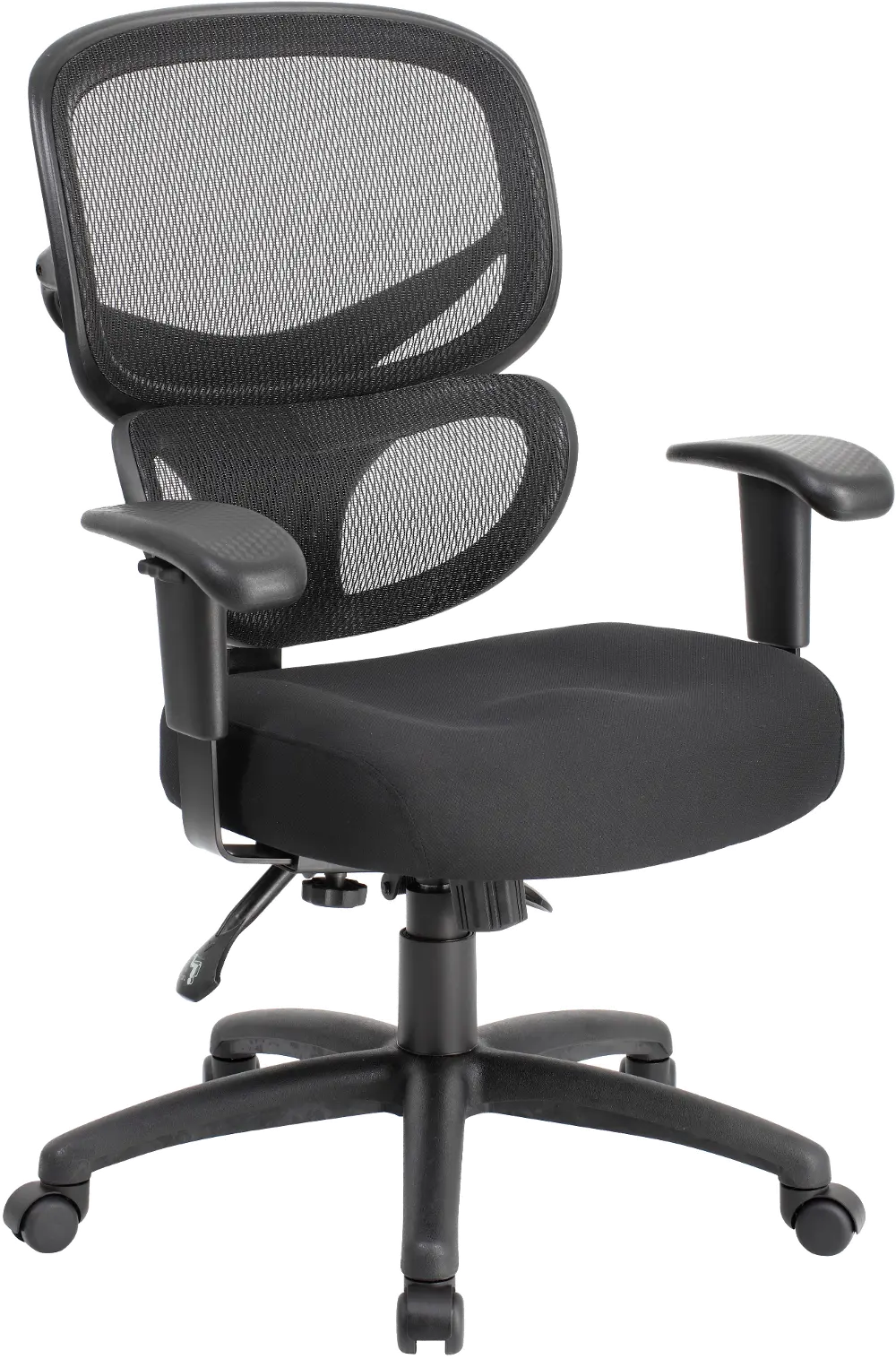 Boss Black Mesh Multi-Function Office Chair-1