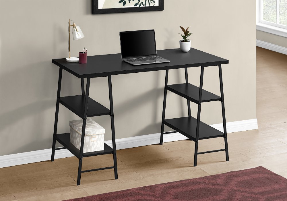 112323359 Industrial Black Computer Desk sku 112323359