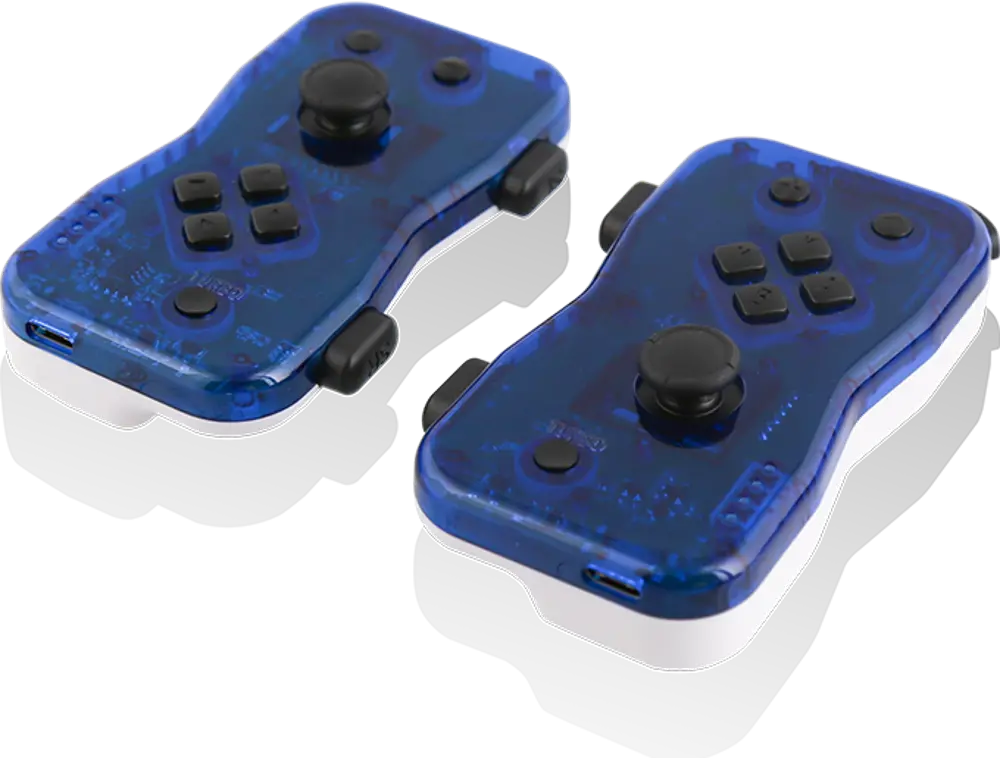 NYK 87272 Nintendo Switch Nyko Dualies Motion Controller - Blue/White-1