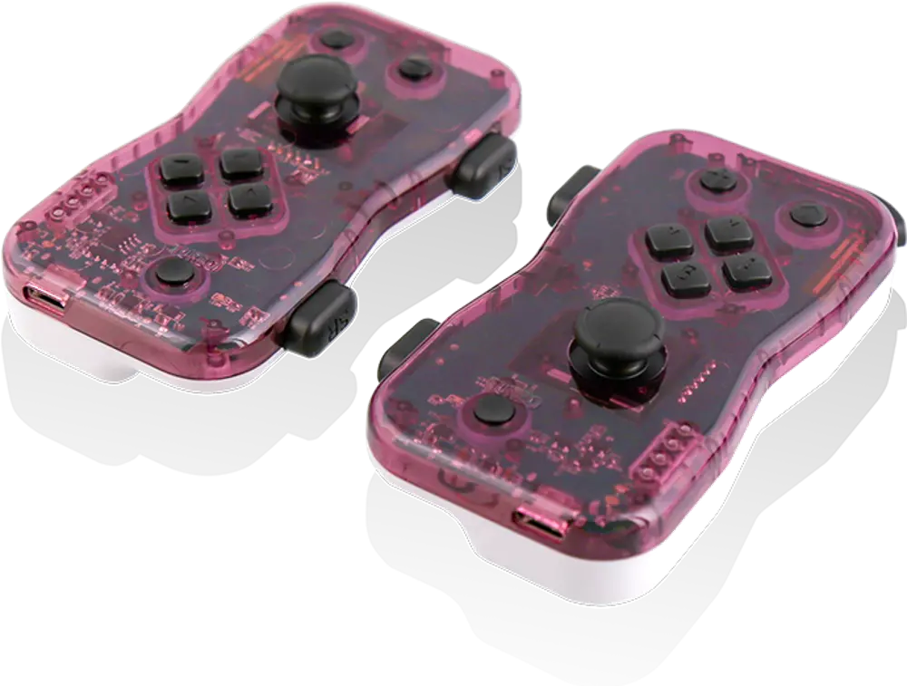 SWI/DUALIES_PUR/WHT Nintendo Switch Nyko Dualies Motion Controller - Purple/White-1