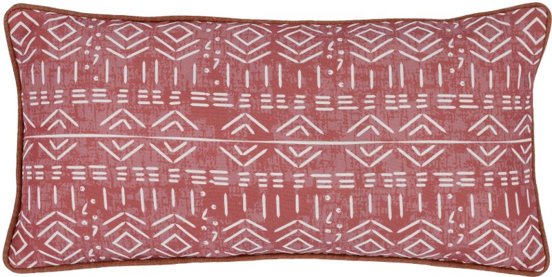 Zulu Red Clay Indoor Outdoor Rectangle, Outdoor Rectangle Throw Pillows