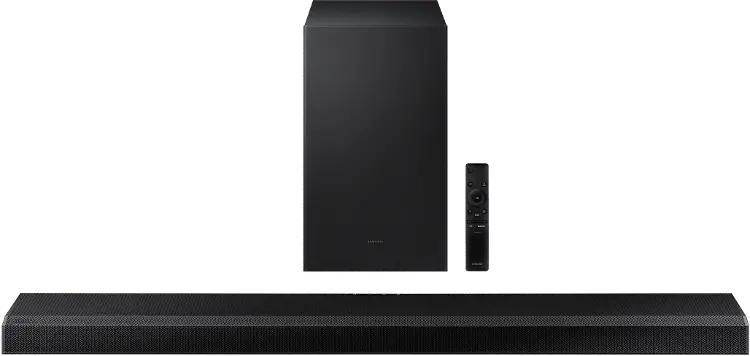 Samsung sound bar and subwoofer