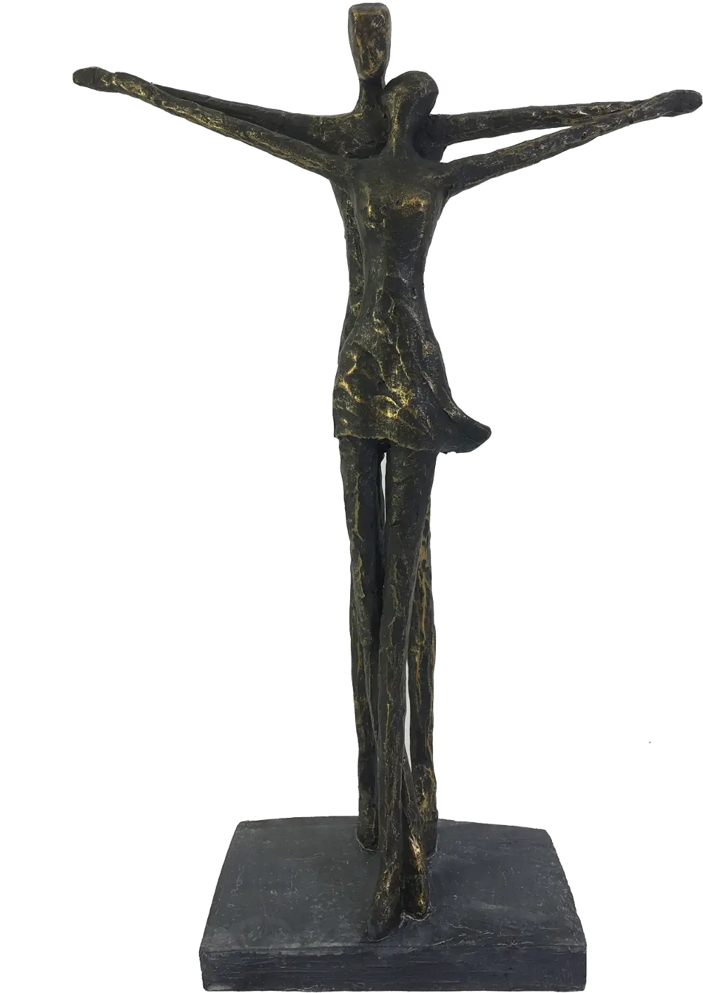 Bronze Polyresin Titanic Inspired Tabletop Sculpture-1
