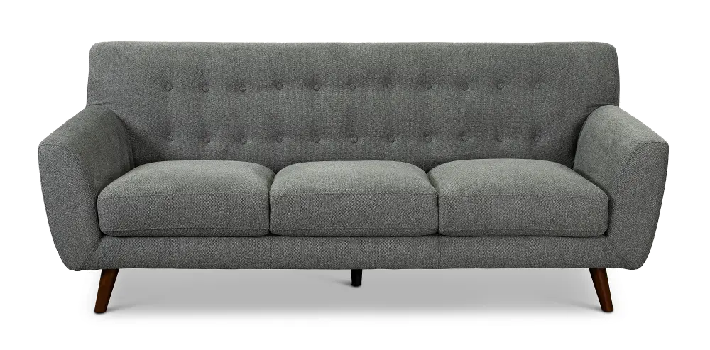 Liverpool Mid Century Modern Gray Sofa-1