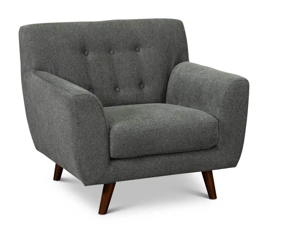 Liverpool Mid Century Modern Gray Chair-1