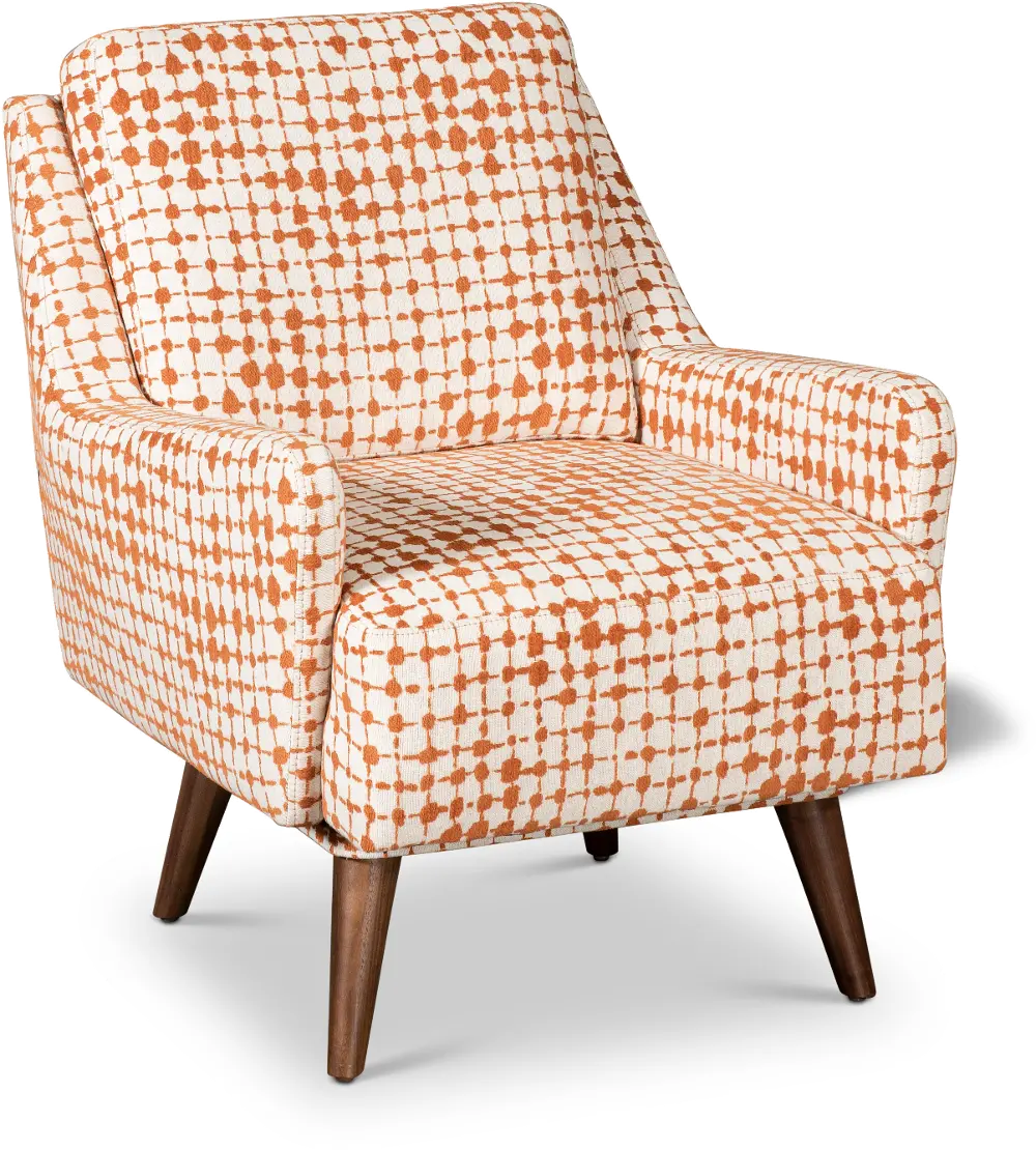 SP10116XXFXXXX/SWCH Design Lab Mid Century Modern Orange Swivel Chair-1