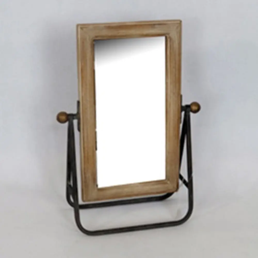 14  Rectangle Tabletop Mirror on Stand-2