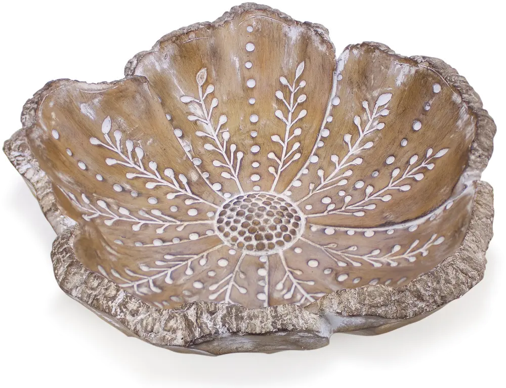 12 Inch Resin Decorative Bowl-1