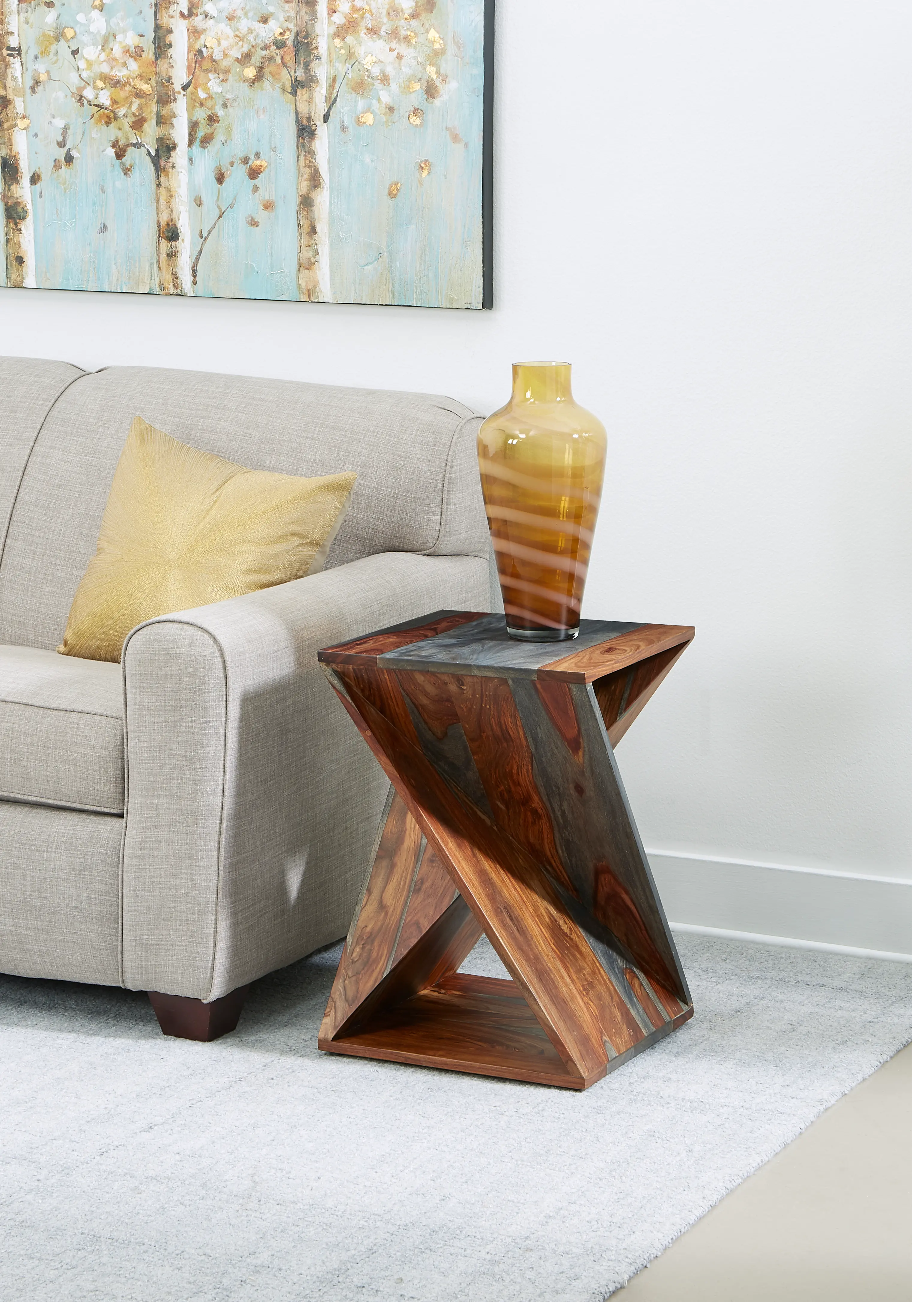 Milford Sierra Brown Accent Table