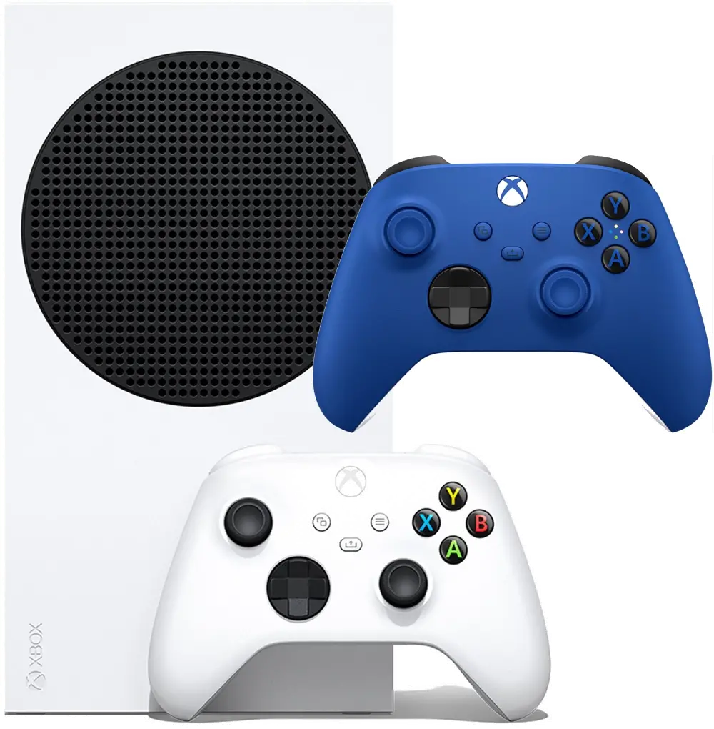 KIT/XBSS_BUNDLE_BLUE Xbox Series S Bundle with Blue Wireless Xbox Controller-1