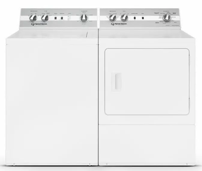 Speed Queen SQWADRE50031 Side-by-Side Washer & Dryer Set with Top