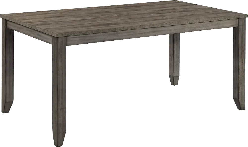 Transitional Weather Gray Dining Room Table - Sean-1