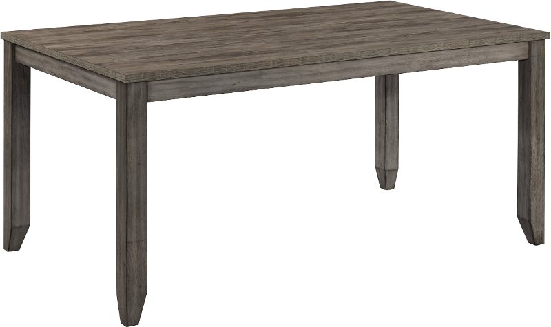 Transitional Weather Gray Dining Room Table - Sean