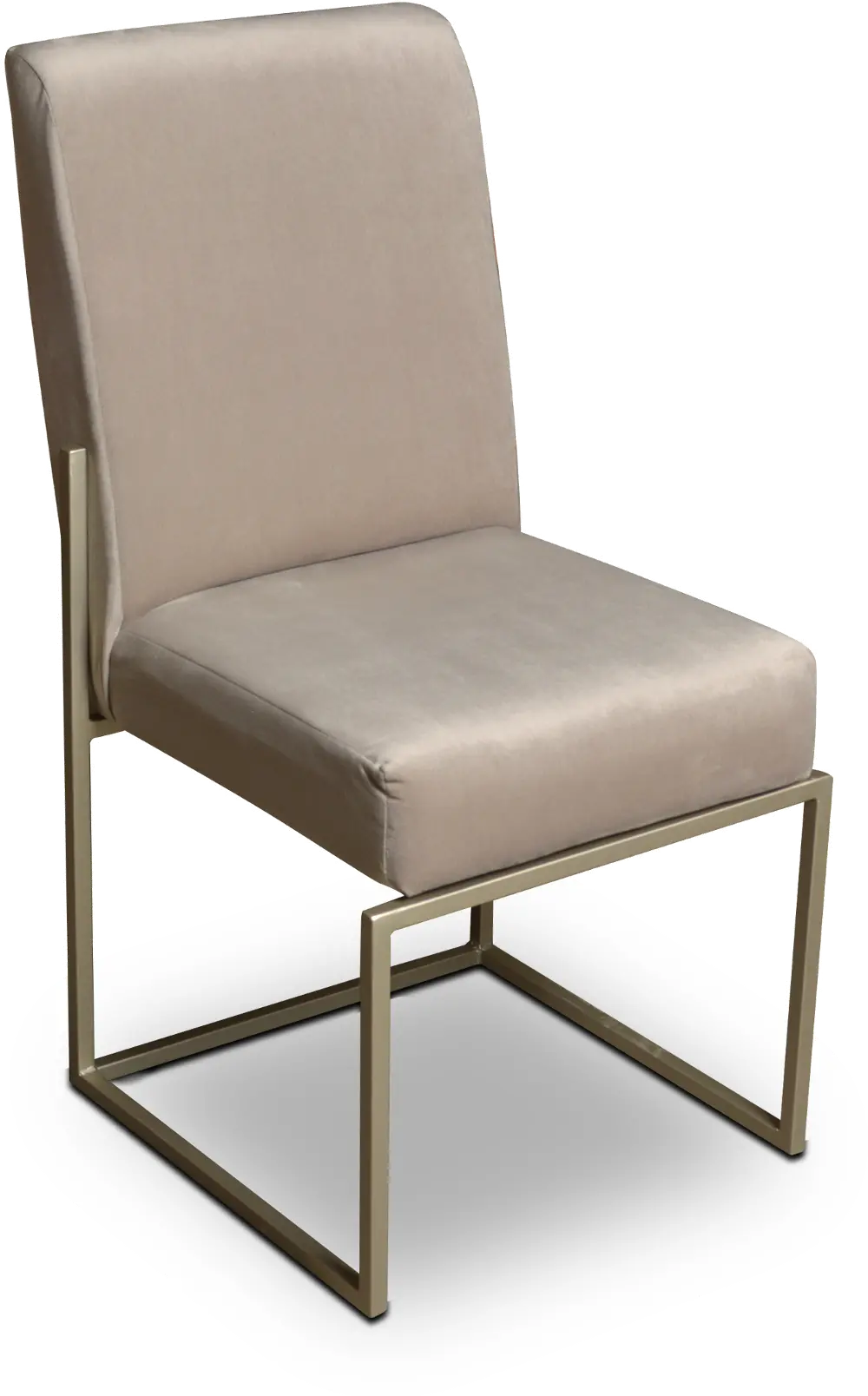 Spectrum Gold Velvet Dining Room Chair-1