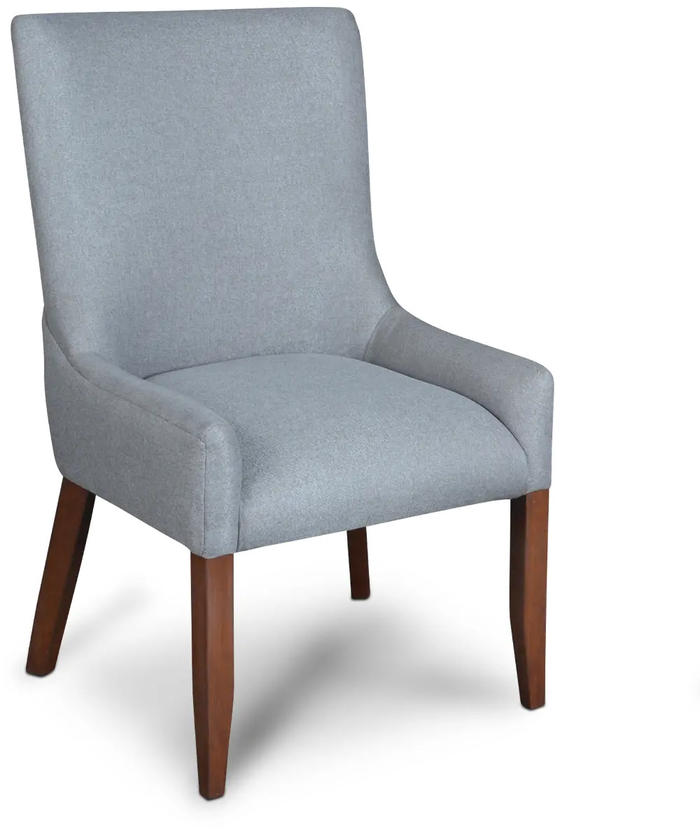 Spectrum Gray Upholstered Dining Room Armchair-1