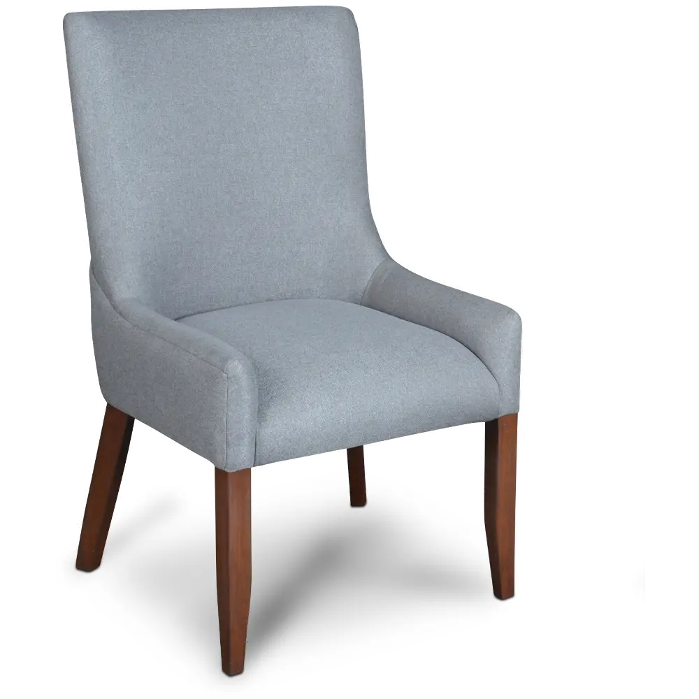 Spectrum Gray Upholstered Dining Room Armchair-1