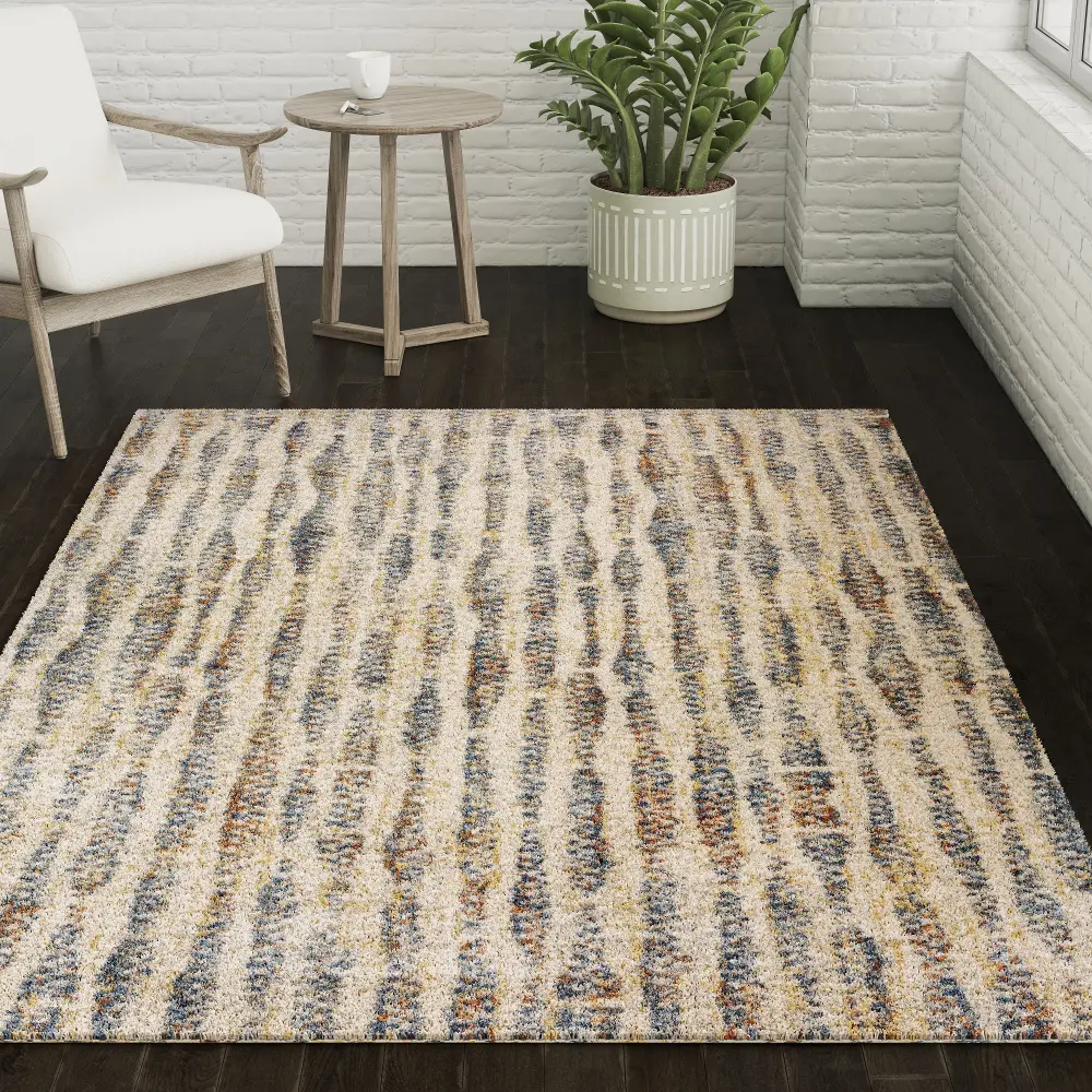 OR16MU8X10 Orleans 8 x 10 Contemporary Ivory Area Rug-1