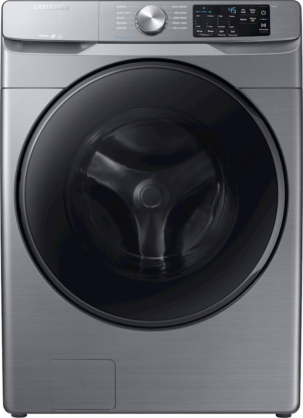 Samsung 4.5 cu. ft. Front Load Washer with Steam - Platinum