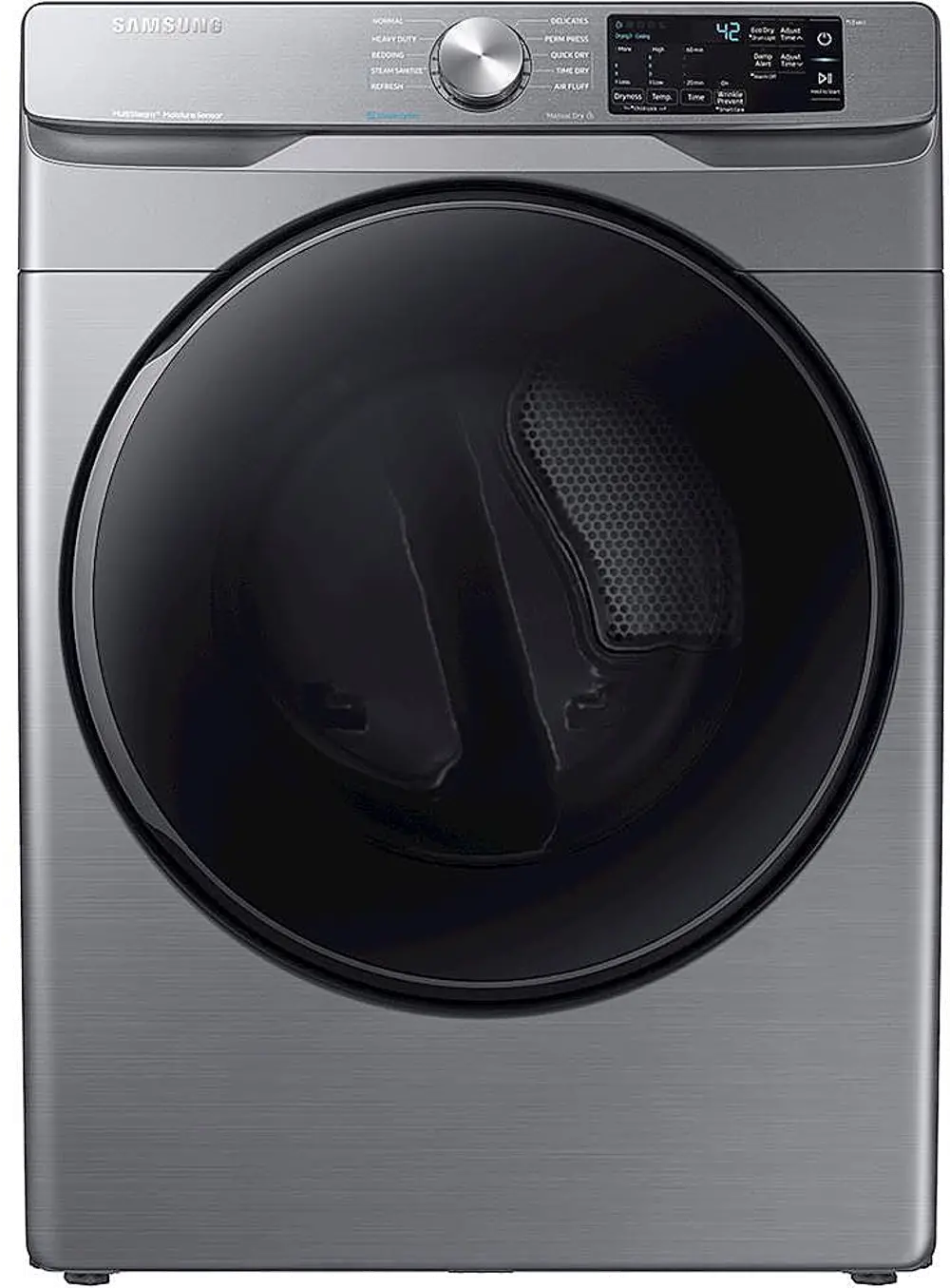 DVE45R6100P Samsung Electric Dryer with Steam Sanitize+ - 7.5 cu. ft. Platinum-1