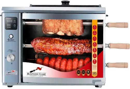 https://static.rcwilley.com/products/112361307/Brazilian-Flame-Rotisserie-Grill-with-3-Skewers-and-Upper-Tray---Stainless-Steel-rcwilley-image1~500.webp?r=4