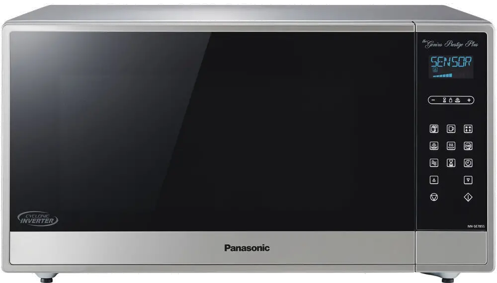 NN-SE785S Panasonic Countertop Cyclone Wave Microwave Oven with Inverter Technology - 1.6 cu. ft. Stainless Steel-1