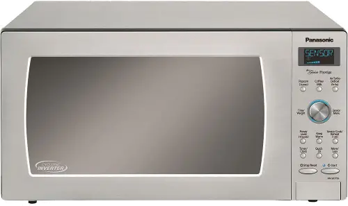 Panasonic Countertop Microwave Oven with Inverter Technology - 1.6 cu. ft.  Stainless Steel