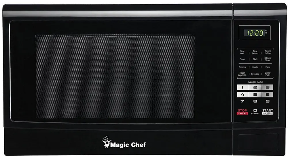 MCM1611B Magic Chef Countertop Microwave - Black, 1.6 cu. ft.-1