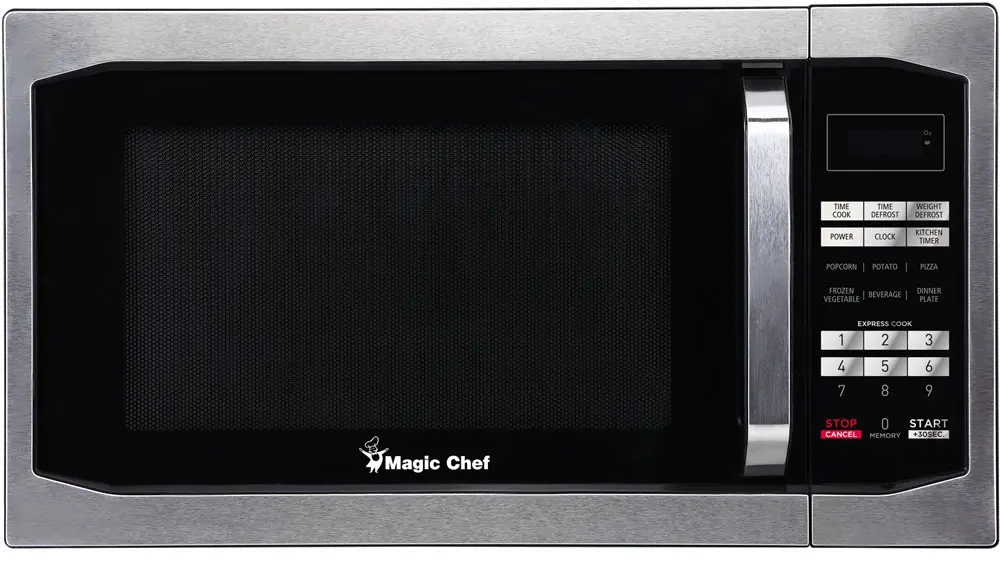 Magic Chef Countertop Microwave - Stainless Steel, 1.6 cu. ft.