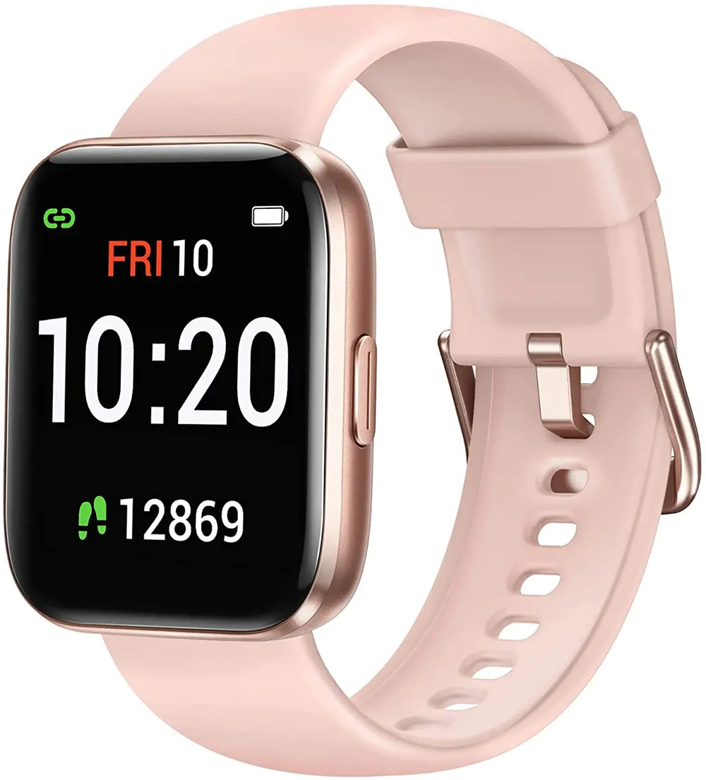 Letsfit IW1 Fitness Tracker Smartwatch - Pink-1