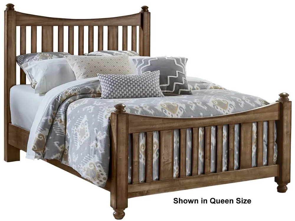 Maple Road Classic Maple Brown King Bed-1