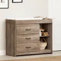 13285 Tassio Farmhouse Weathered Oak Changing Table - South Shore