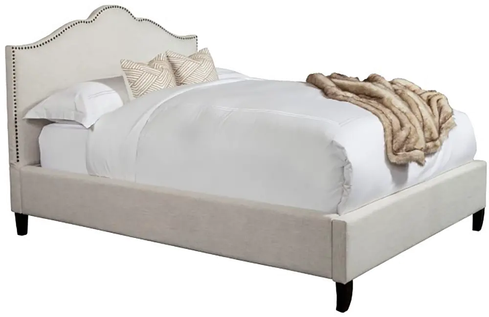 Aster Natural King Upholstered Bed-1