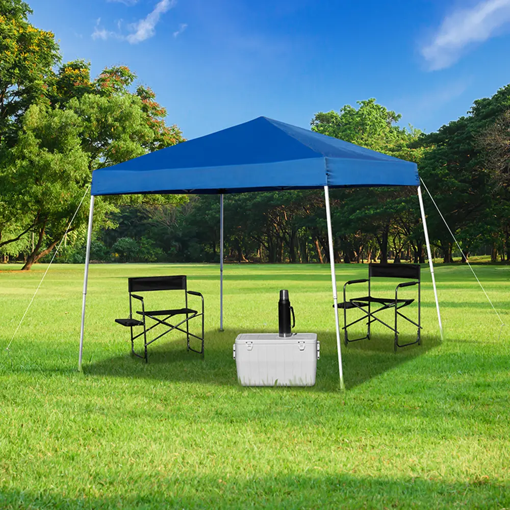 8' x 8' Blue Canopy Tent-1