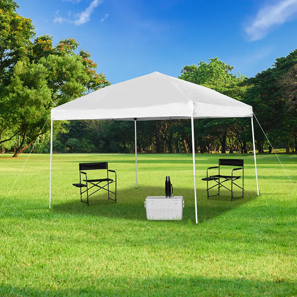 10' x 10' White Canopy Tent-1