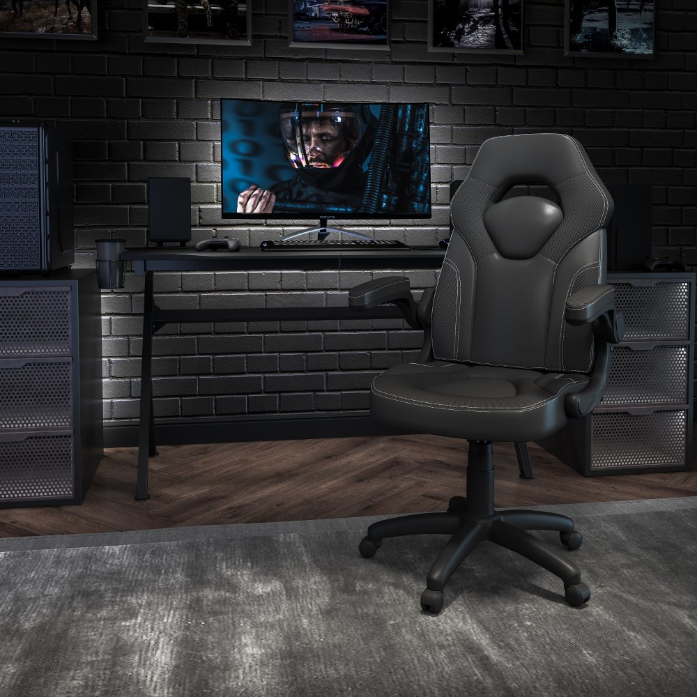 Photos - Computer Chair Flash Furniture X10 Black Gaming Swivel Chair CH-00095-BK-GG 