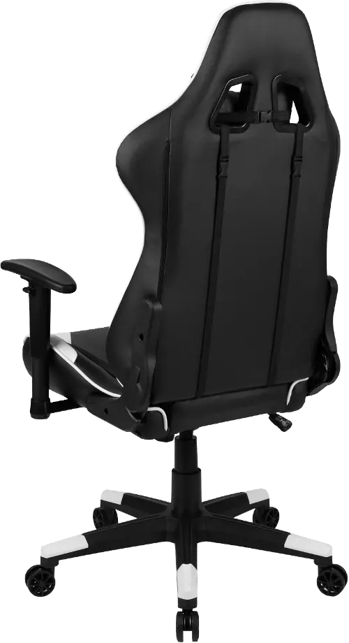 Theory White Gaming Chair With Black Trim