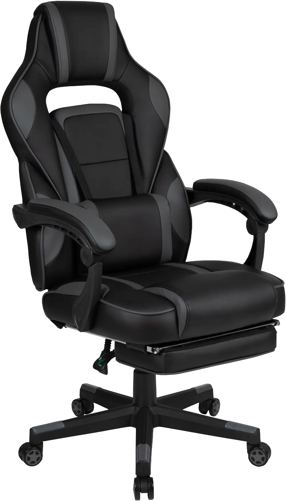 Gray and Black Gaming Swivel Chair - X40-1