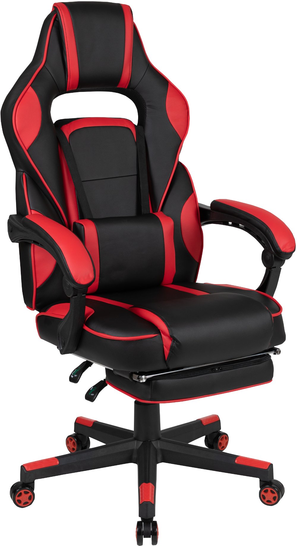 Photos - Computer Chair Flash Furniture Red and Black Gaming Swivel Chair - X40 CH-00288-RED-GG 