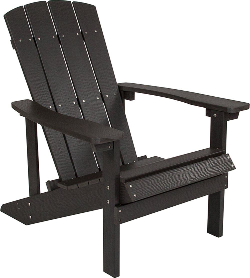 Black Adirondack Chair