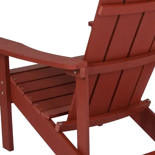 Dark red adirondack discount chair