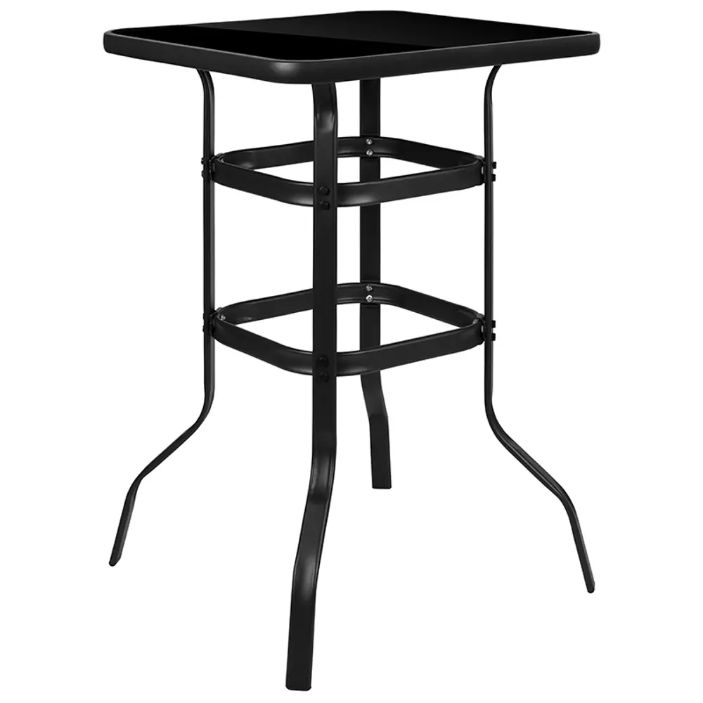 Wren Black Bar Height Patio Table-1