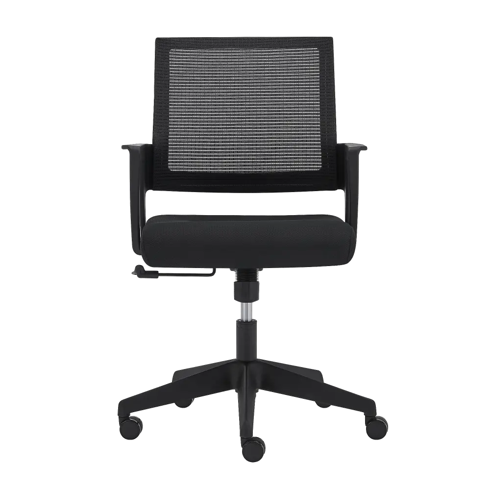 Black Mesh Low Back Office Chair - Maska-1