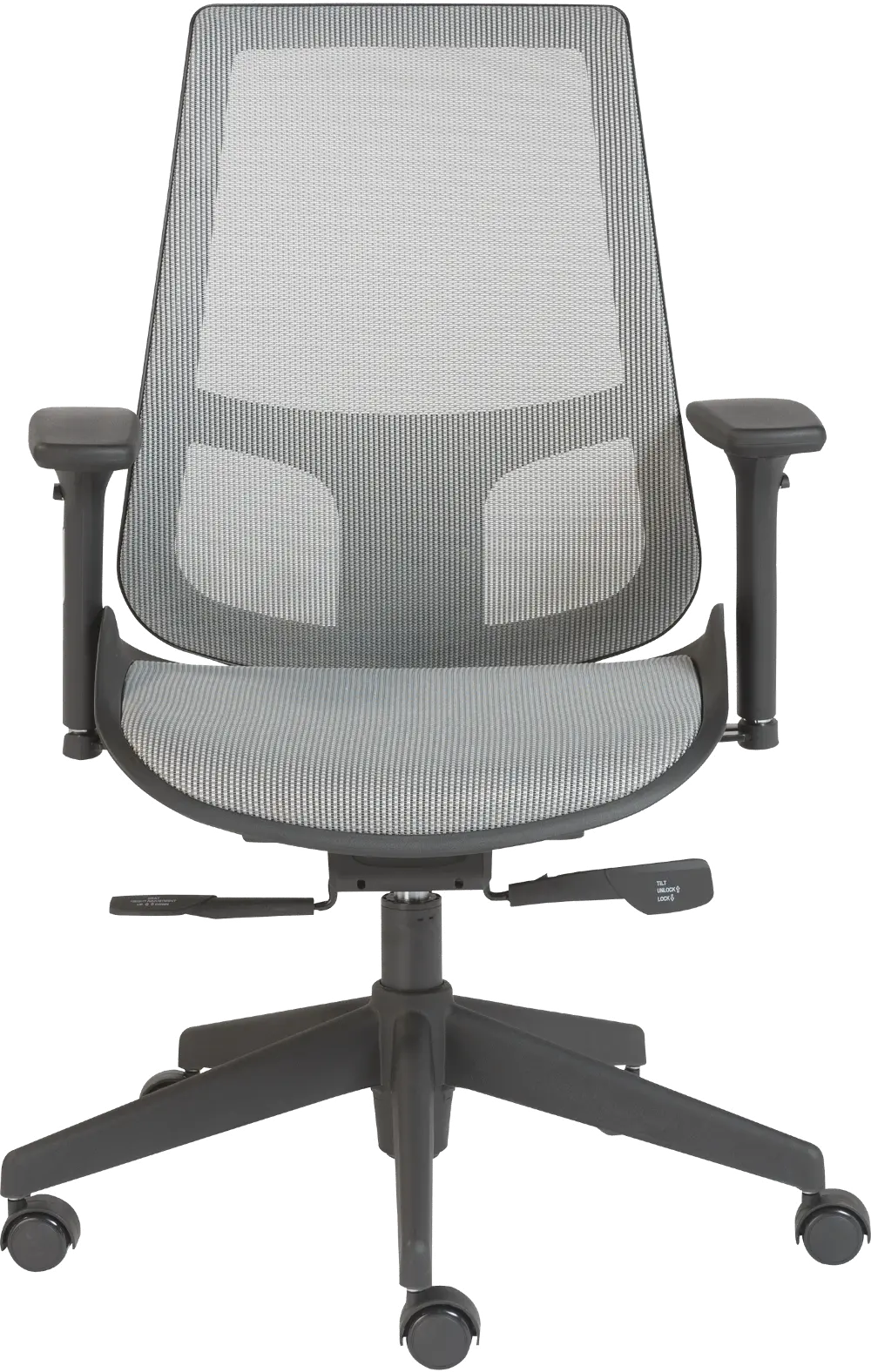 Gray Office Chair with Black - Vahn-1
