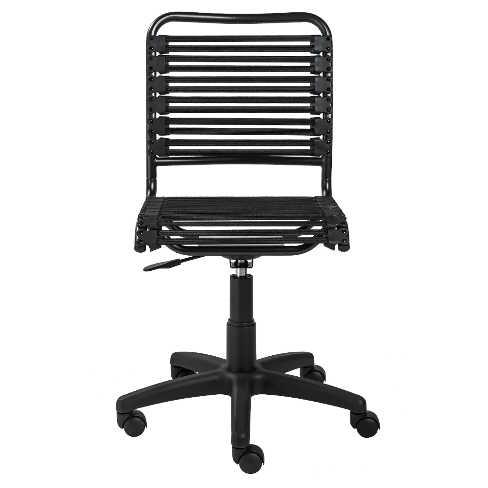 Black Low Back Office Chair - Allison-1