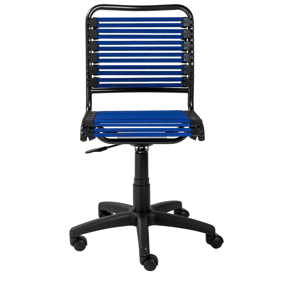 Blue Low Back Office Chair - Allison-1