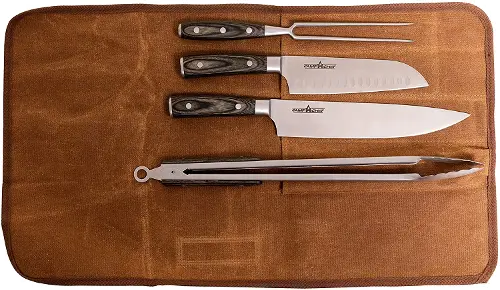 Durable Carving Knife & Fork Set 10 Inch