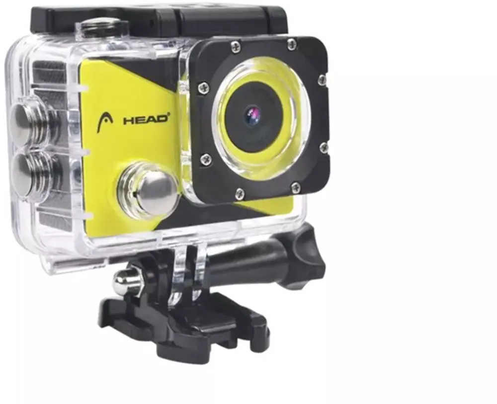 Head HD 4K Action Camera - Yellow-1